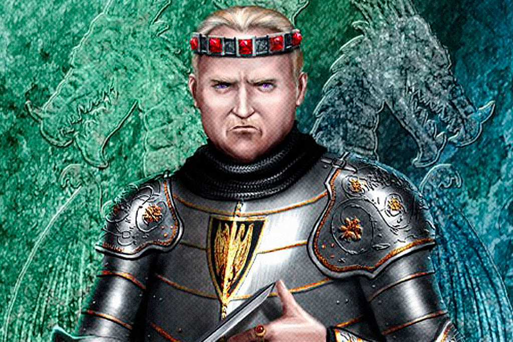 SI_Targaryen_site5 Ilustração de personagem Aegon Targaryen.