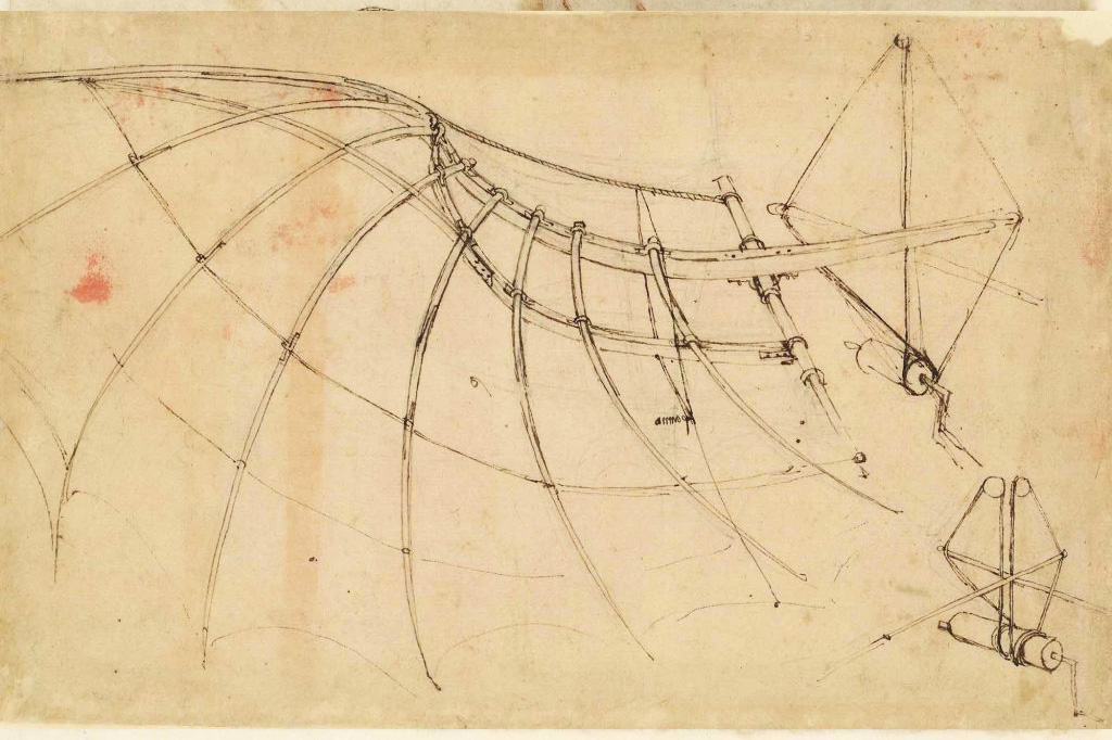 codex-da-vinci-04 Imagem de uma página do Codex Atlanticus.
