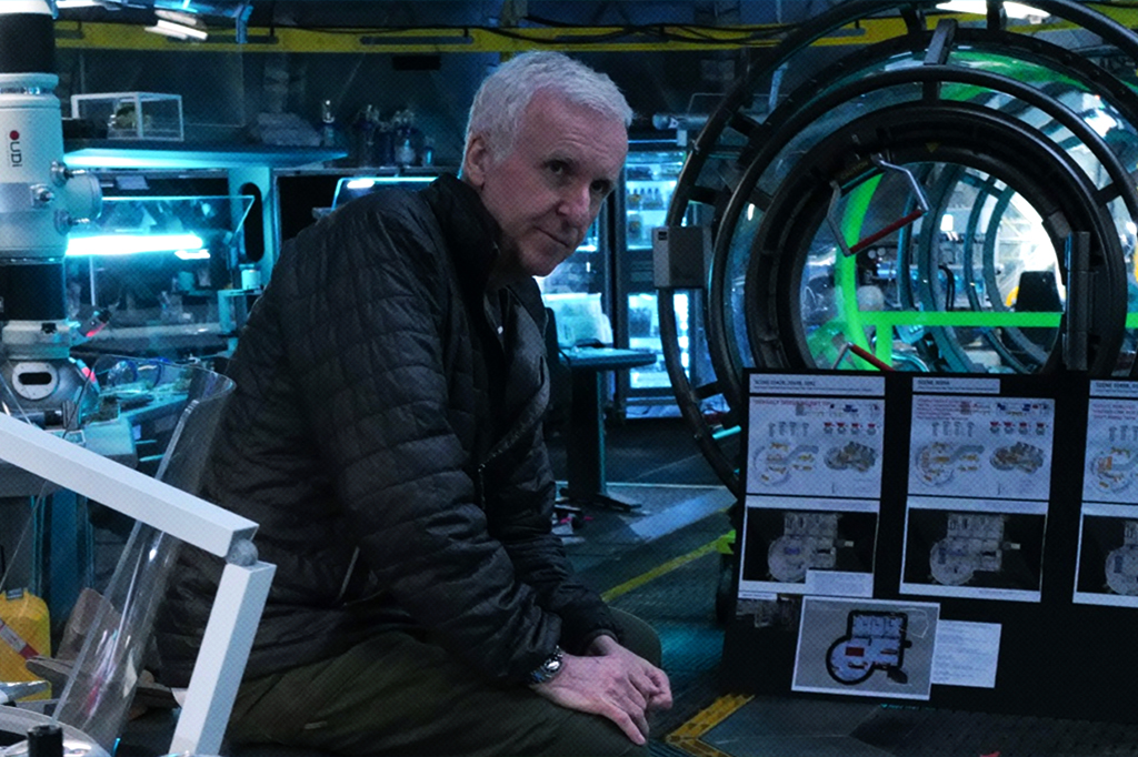 SI_446_playlist_abre02 O diretor, James Cameron, no set de filmagens.