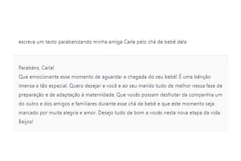 chat-gpt-2 Print de uma conversa com a IA.