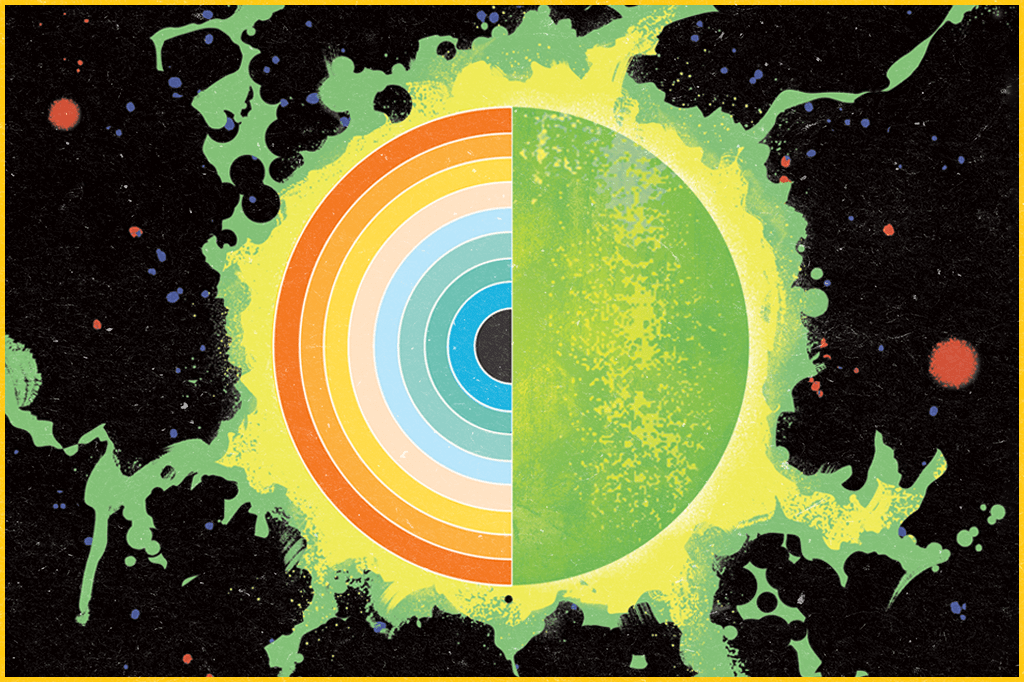SI_450_Elementos-químicos_Estrelas-massivas Ilustração de uma estrela massiva.