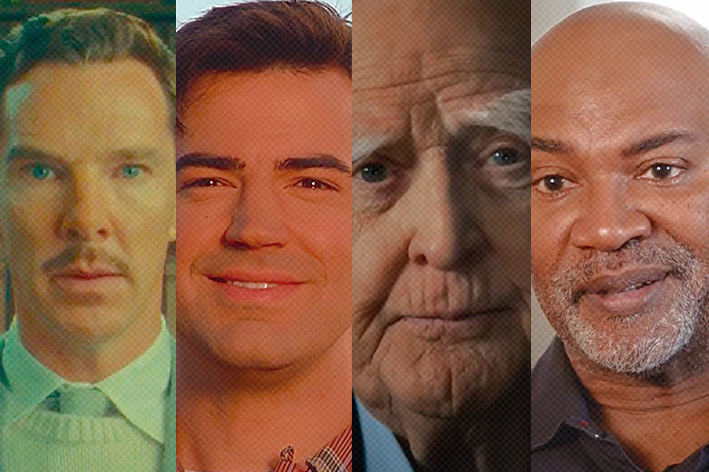 Montagem com a cena do filme A Incrível história de Henry Sugar (2023); Como enlouquecer seu chefe (1999); O Túnel de Pombos (2023); Crack: cocaína, corrupção e conspiração (2021).