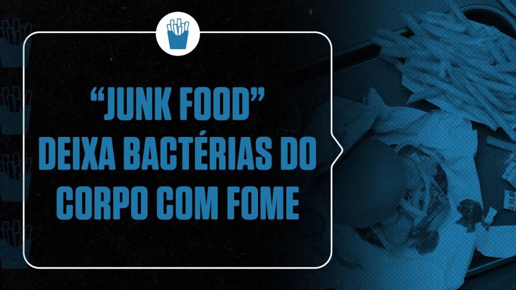 Comer junk food deixa as bactérias do corpo com fome