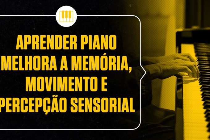 Aprender piano melhora a memória, movimento e percepção sensorial