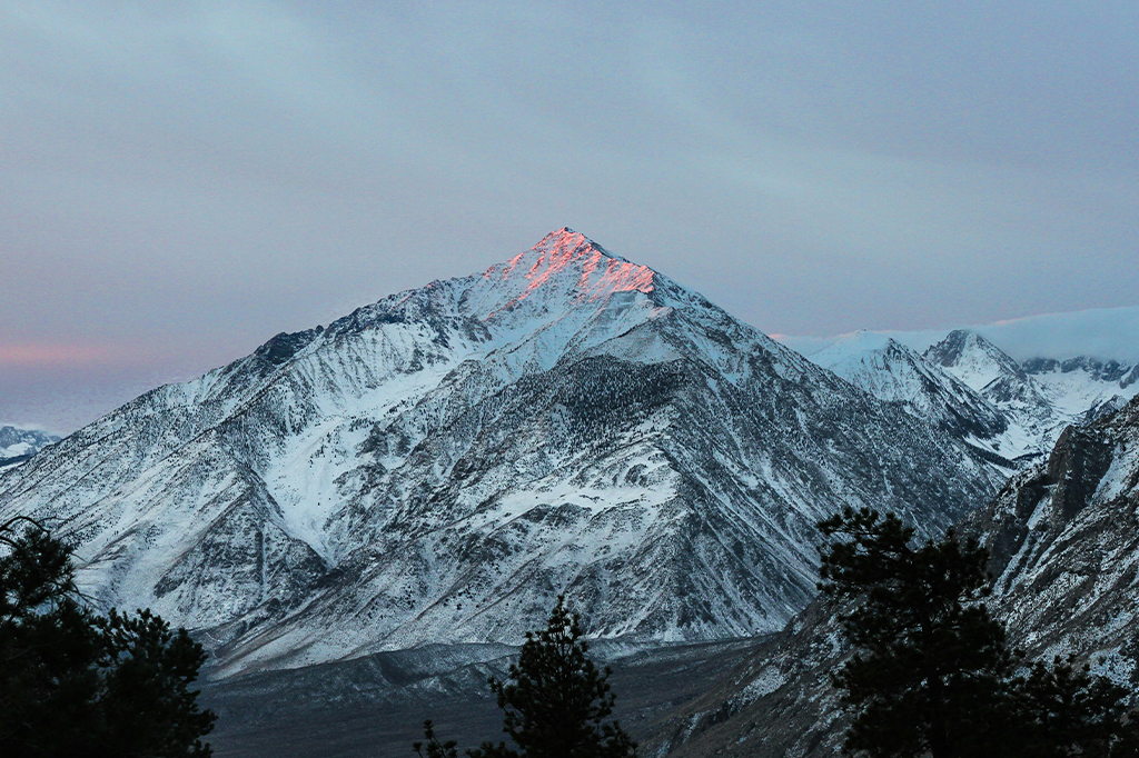 Fotografia do Monte Everest.