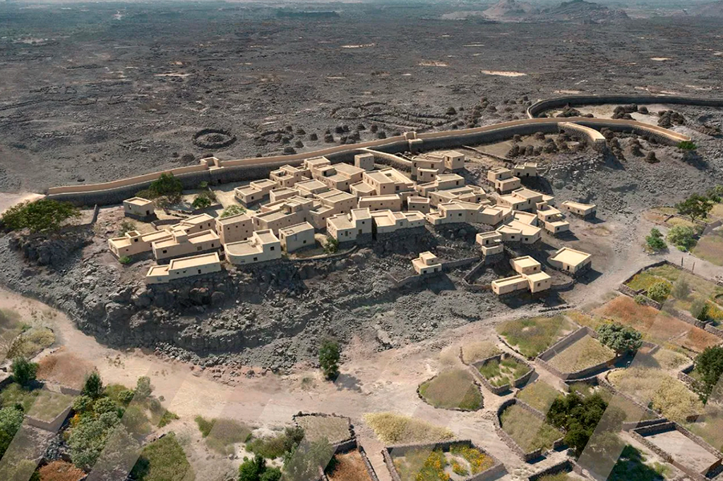 Restos de cidade antiga desconhecida são encontrados em oásis na Arábia Saudita