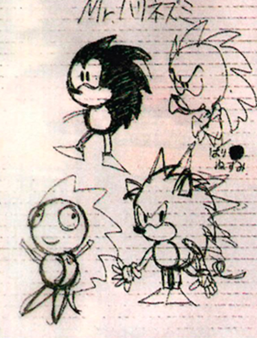 2412-Sonic-layout_site4 Os esboços iniciais de Sonic de Naoto Ohshima, sob o apelido de