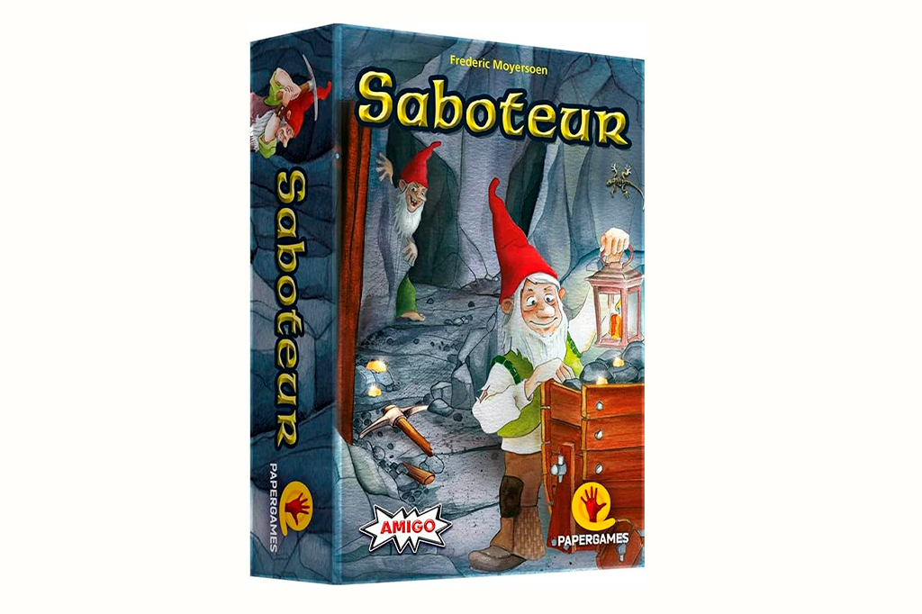 Jogo de tabuleiro "Saboteur".