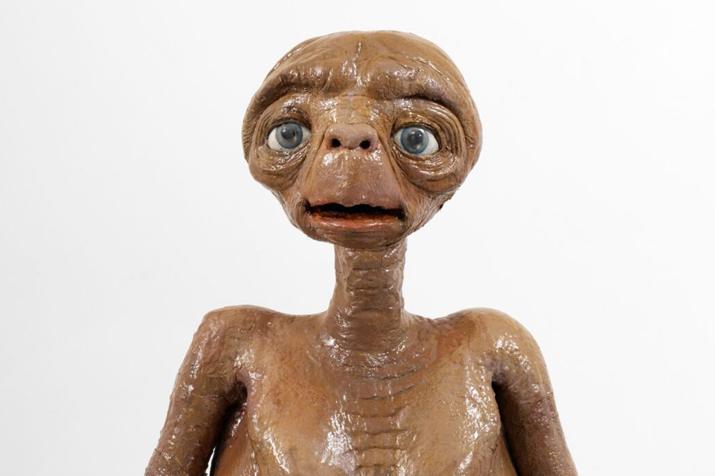 Imagem do modelo do E.T. utilizado no filme do Steve Spielberg "E.T. O Extraterrestre".