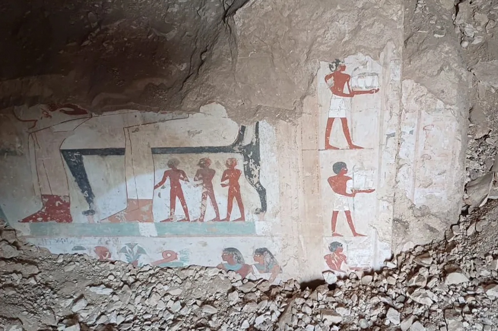 Três tumbas do período do Novo Império foram descobertas em Luxor, no Egito