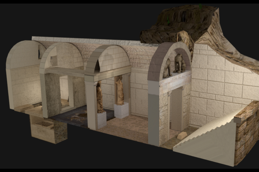 Túmulo construído para o melhor amigo de Alexandre, o Grande, está alinhado com o solstício de inverno