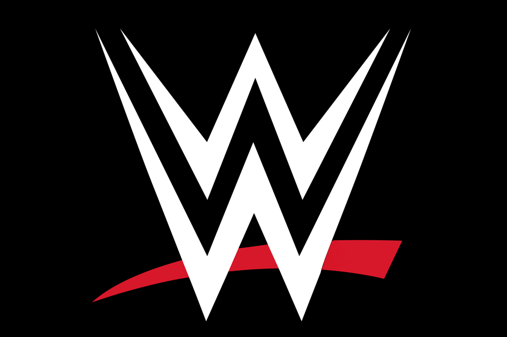 Imagem, em fundo preto, do logotipo WWE &ndash; Companhia de Luta Livre.
