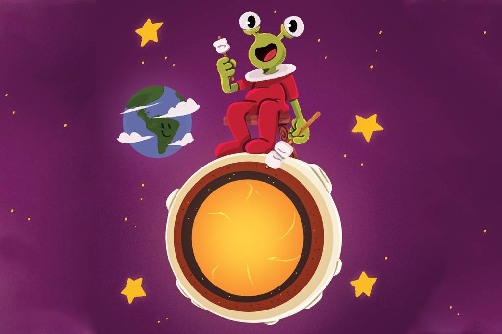 O centro da Lua é quente como o da Terra?