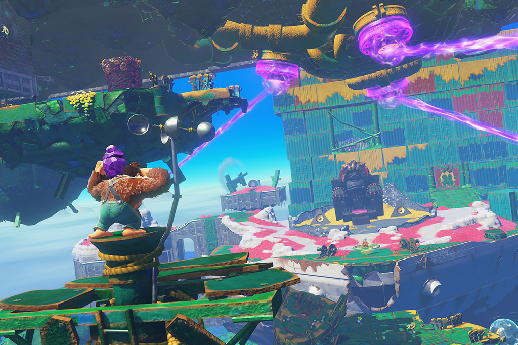 Fotografia de divulga&ccedil;&atilde;o do Donkey-Kong-Bananza.