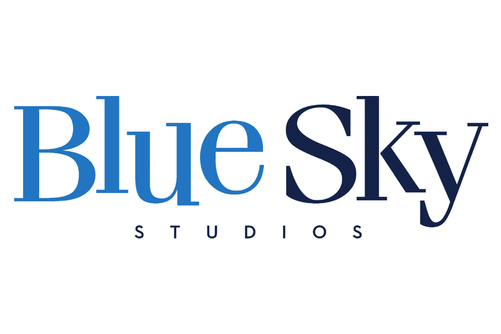 Imagem, em fundo branco, do logotipo da Blue Sky Studios.