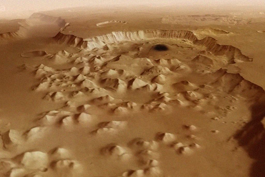 Vídeo mostra labirinto de 1.600 quilômetros de extensão em Marte