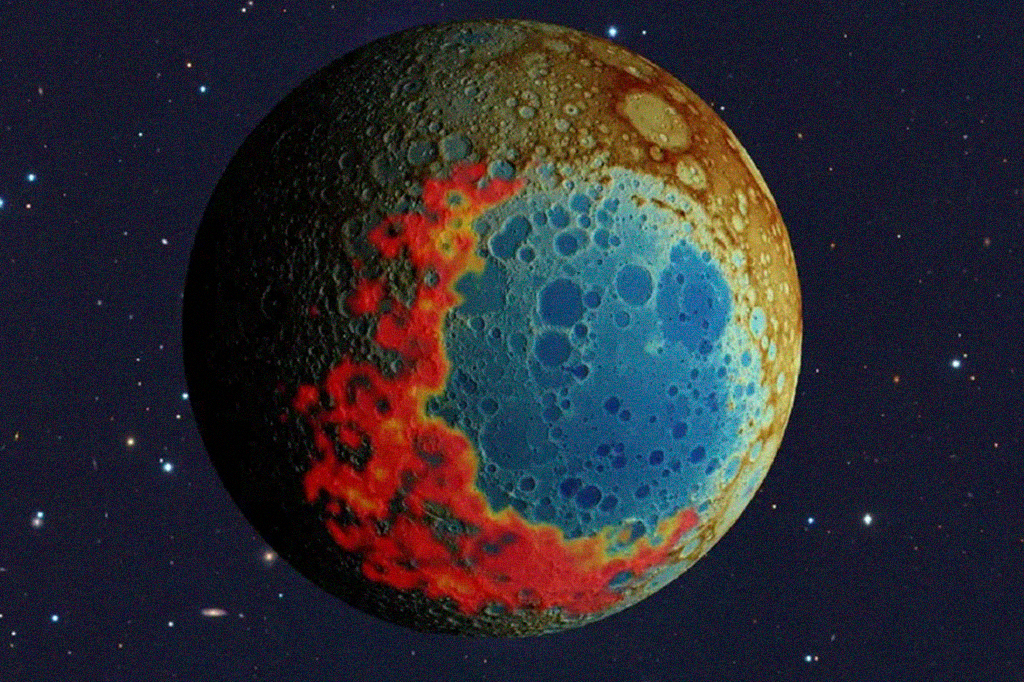 Maior cratera da Lua revela sinais radioativos e pode mudar missões da Nasa