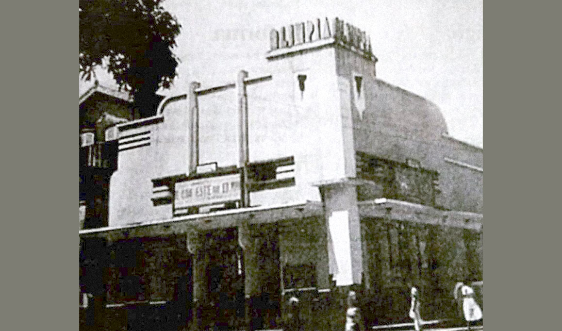 Fachada do Cine Olympia, em Bel&eacute;m.