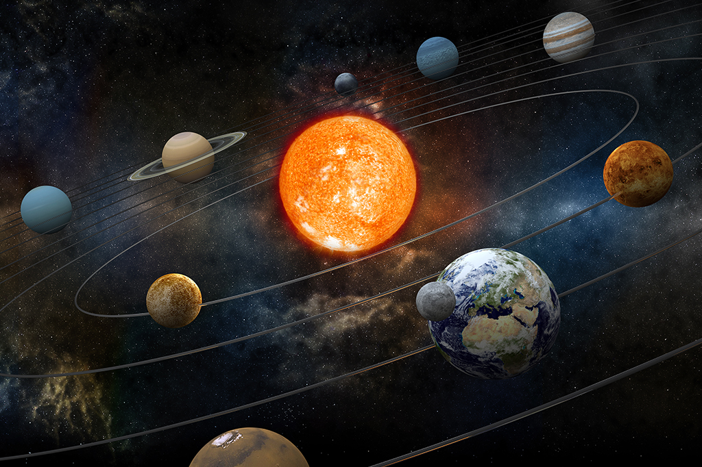 Por que Vênus e Urano giram no sentido oposto em relação a outros planetas?