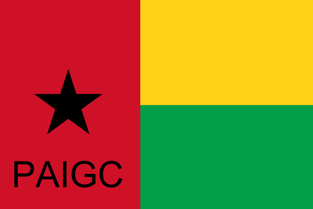 Imagem da bandeira de Guin&eacute;-Bissau.